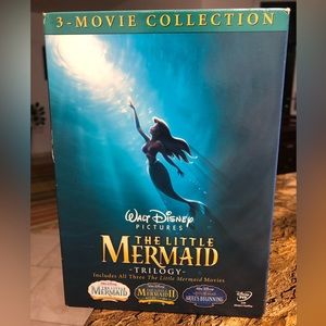 The little mermaid trilogy DVD and collectible arts